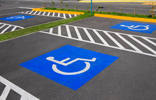 Разметка парковки для инвалидов